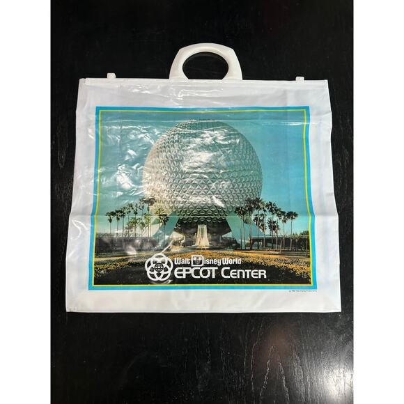 Walt Disney World- Epcot Center- Excellent preowned vintage 1982 shopping bag - Picture 1 of 5